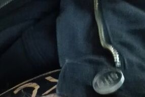 Amateur babe jerks off and shoots a massive load in a shot glass