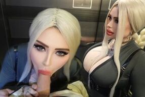 Hard Fucked Stranger In The Mouth In The Elevator, Public Sex With A Housemate