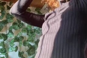 Striptease Compilation: Redhead Slowly Undressing In Lingerie Just For You