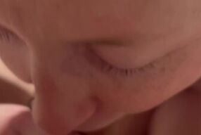 Sucking Daddy Fast and Deep in my Throat for Facial