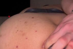 Twink wearing jocks does a dubble penetration destroying his ass