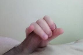 Super fast handjob jerking for micro penis