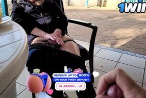 Would you start jerking of infront of a random girl and cum in her panties ?