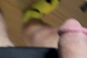 Just pulled my cock out of my new roommate after fucking her pussy for the first time since movingin