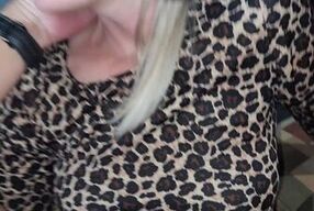 Cute blonde stepsister close up pussy fucking