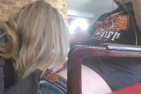 Stepmom sucking my cock while i play xbox