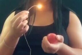 Goth Vampire Smokes A Bowl