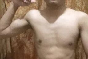 asian boy with big dick masturbation until cum