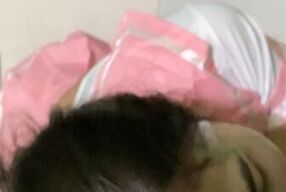 POV: School girls gets a big facial and swallow cum