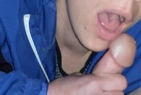 Public Movie Theater Blowjob + Cumshot OMG - Heather Kane