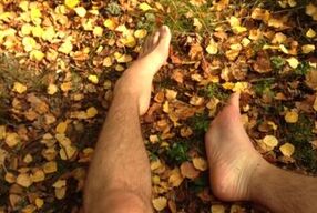 boy with a big dick shoots 3 streams of cum in the forest