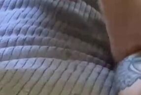 I GIVE HIM A PROSTATE MASSAGE WITH A VIBRATOR WHILE HE MILKS HIS COCK.( Massive Load)