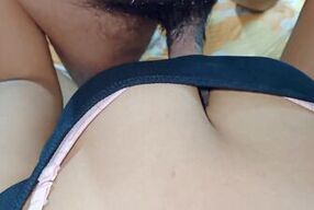 Stepbrother fucking me hard and finish cum inside my tight pussy, Real Homemade Sex Video