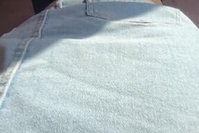 Stepsister getting Creamy while Bouncing on My Dick