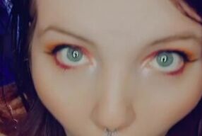 BBW sensual glass toy blowjob