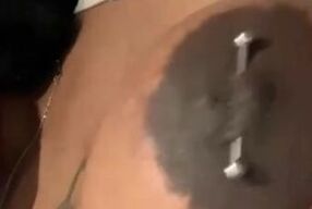 Licking my nipples on titty Tuesday