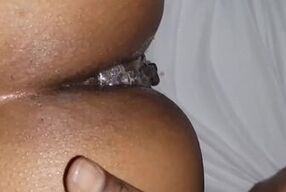 Anal wit a thick chick: nutted in her ass