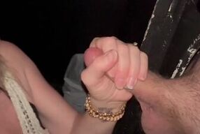 Hot gloryhole blowjob cumshot - see a lot more at my OF