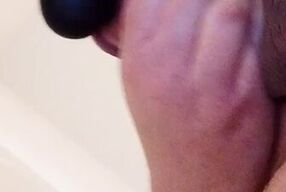 Me from under and I'm using my wand to cum hard for you (last video with my old phone!)