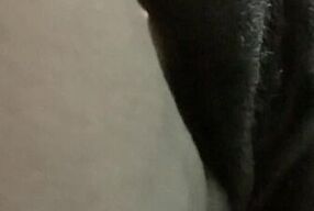 Close Up Front View Of Solo Anal