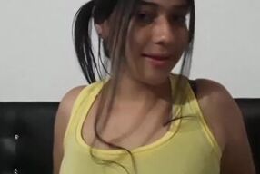 a rich female orgasm with my new pajamas I get very horny every time I use it