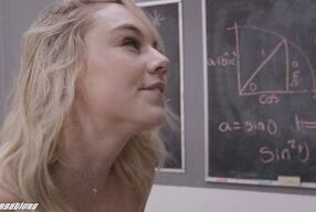 NEW SENSATIONS - Naughty College Cheerleader Wants a Different Kind of Tutoring From Her Black Teacher (18+)