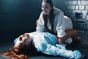 Lesbian Girls Possessed by Sex Demon - Hardcore Girl on Girl Action with LOADS of Squirt