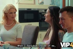 VIP4K. MILF Hunts for her Daughters Boyfriend's Young and Hard Dick