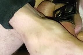 BDSM electro Torture cock And balls