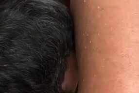 Drinking my piss and clean up my dirty pussy with his tongue