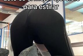 Juguetona en el gym