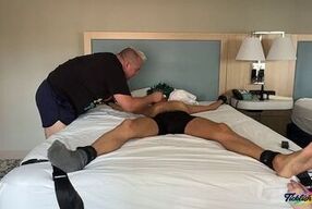 TICKLISH CHICKS - Jayf33t Tied Up And Tickled By Matt And Stunning Big Breasted BBW Lolos10Toes