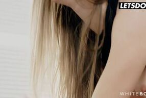 WHITEBOXXX - Skinny Girlfriend Stella Flex Wants Romantic Sex After Stretching Full Scene