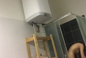Russian  in the shower!