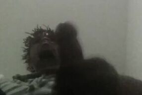 Masturbating to lesbian porn In Hotel Hallway Almost Caught