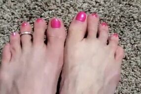 On the Floor and Ready to Suck Gia Love's Toes