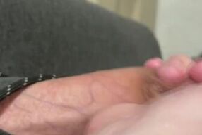 I Rub My Large Teen Cock at The Public Mailbox to Shoot Cum